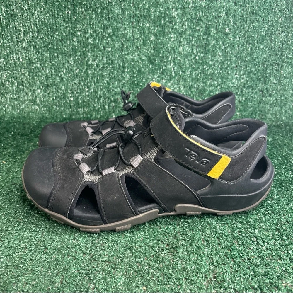 Teva Sandals‎ Mens 9 Flintwood Hiking Slip On Black Comfort Low Top SN 1118941
